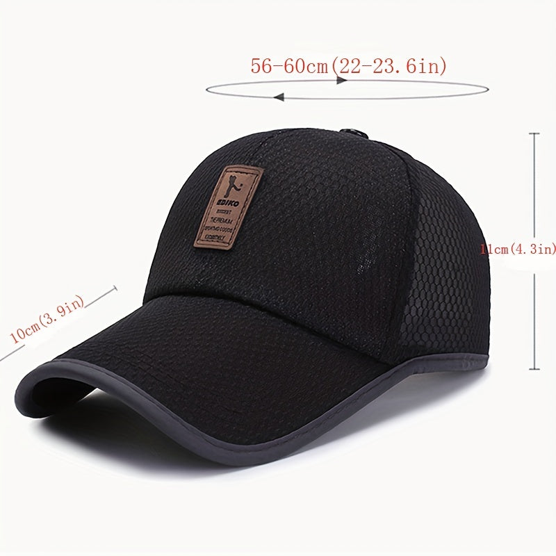 Breathable Baseball Cap for Men Outdoor Sports Golf Sun Protection