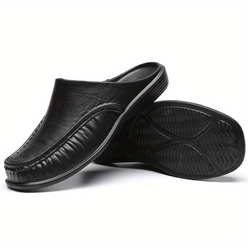 Men's Slip On Platform Sandals Outdoor Beach Shoes