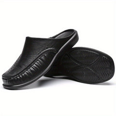 Men's Slip On Platform Sandals Outdoor Beach Shoes
