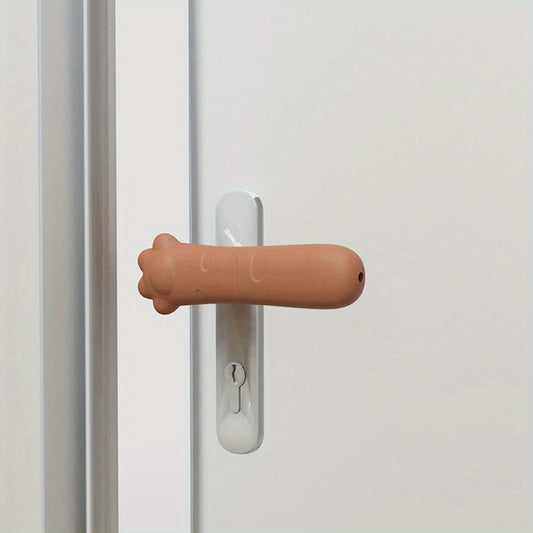 Cat Paw Door Handle Cover Silicone Knob Protector
