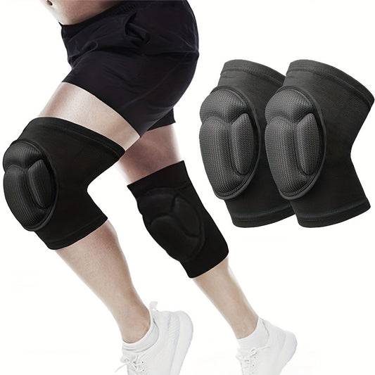 2pcs Anti Collision Sponge Knee Pads Soft Breathable Sports Volleyball Training