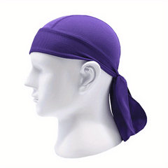 Mesh Long Tail Pirate Hat Hip Hop Bandana Cycling Summer Sports
