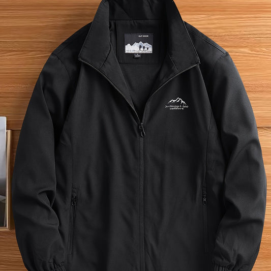 Men's Outdoor Thin Windproof Breathable Jacket for Spring Autumn