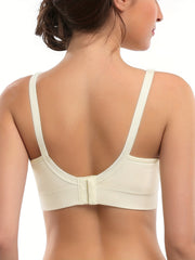 Front Buckle Nursing Bra Wireless Breathable Breastfeeding Bra