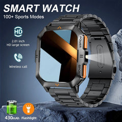 LIGE Spoprt Smartwatch 2.01 Inch HD Screen 100 Sports Modes
