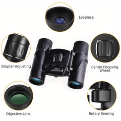 HD Telescopes Christmas Gift 10x Zoom 22mm Objective Lens ABS Material
