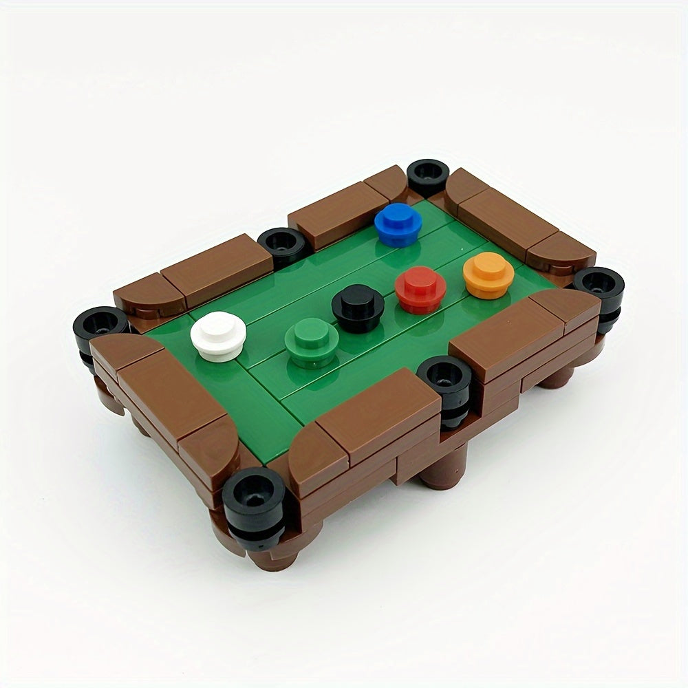 Mini Pool Table Building Blocks Toy Gift