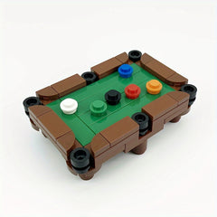 Mini Pool Table Building Blocks Toy Gift