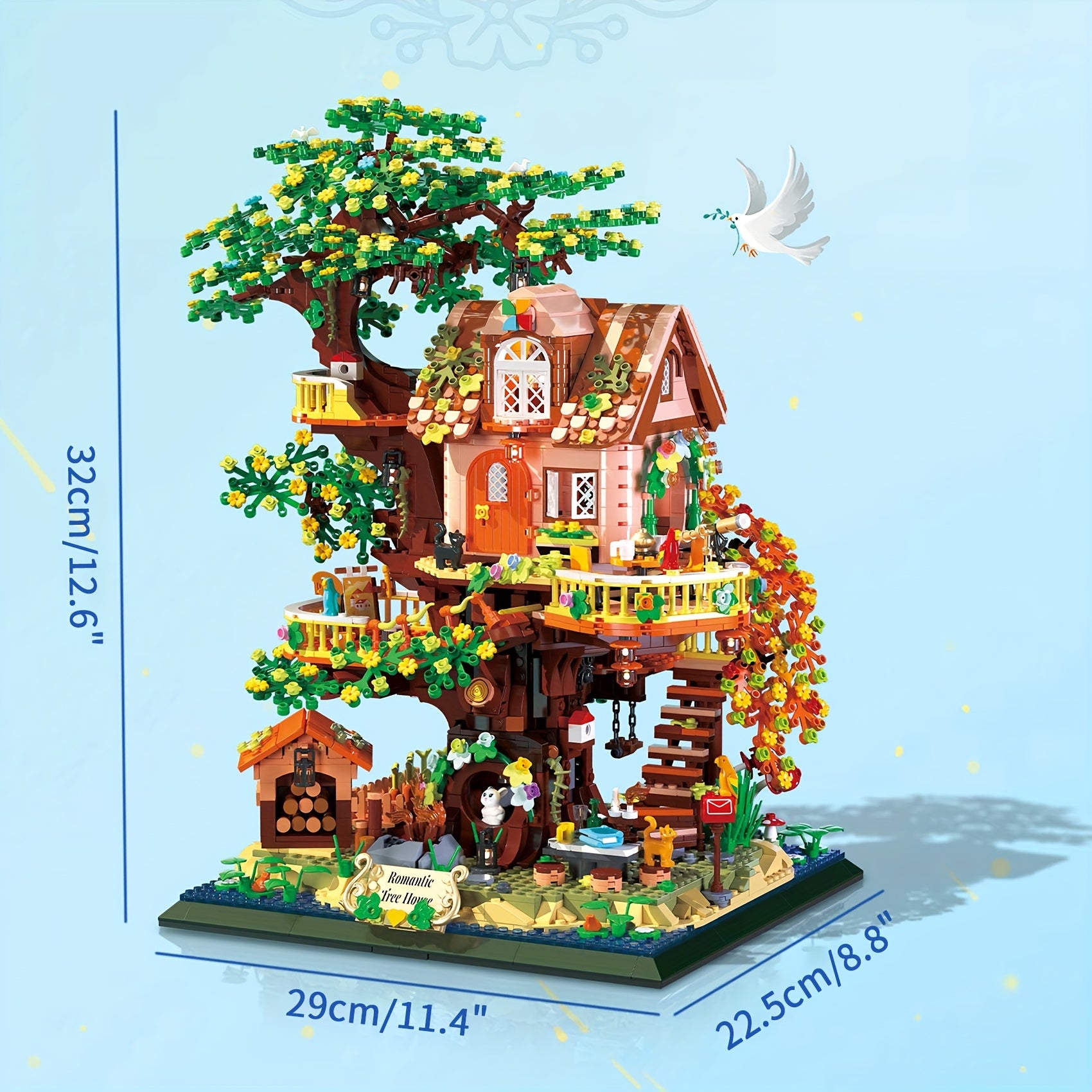 Tree House Building Blocks Set for Adults
