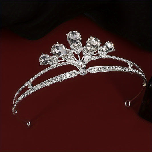 Rhinestone Crown Head Jewelry for Women