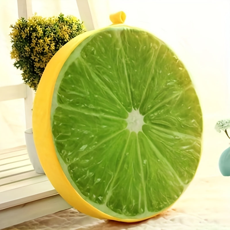 3D Fruit Seat Cushion Round Watermelon Mat for Kids