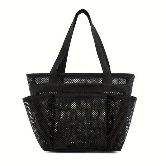 Mesh Shower Caddy Portable Shower Basket Quick Dry Hanging Shower Bag