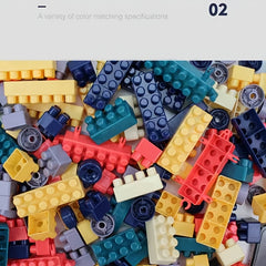 Colorful Stacking Puzzle Bricks for Ages 3 Creative Play & Skills Development