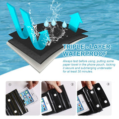 2 Waterproof Phone Cases for Swimming and Diving Touch Screen Compatible