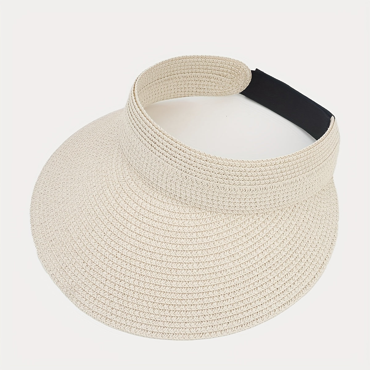 Khaki Faux Fur Woven Sun Hat for Men Women