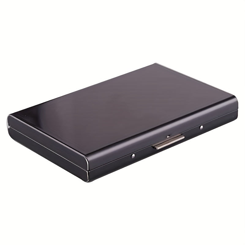 Men's RFID Business Card Holder Case Slim Metal Wallet