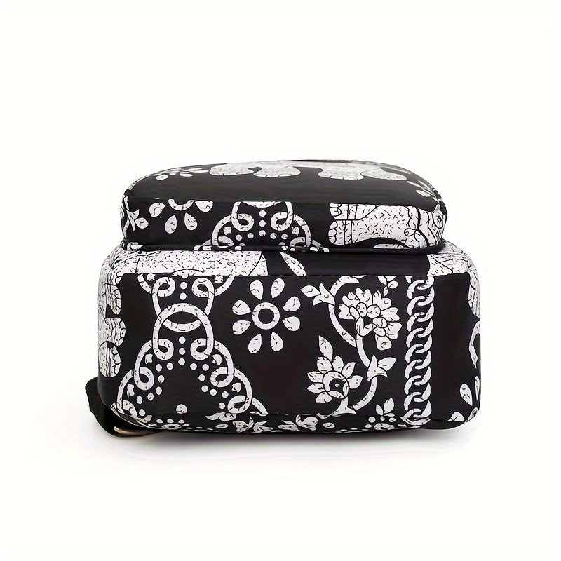 Elephant Print Casual Lightweight Crossbody Shoulder Chest Bag