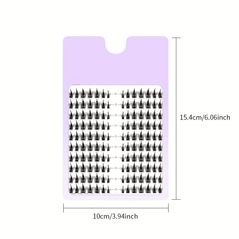 False Eyelashes Segmented Self Adhesive Lashes Mixed Style