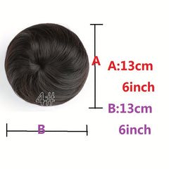 Synthetic Hair Bun Donut Wrap Around Hair Extensions for Girls