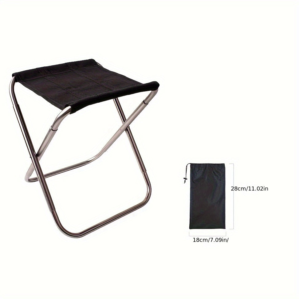 7075 Aluminum Alloy Folding Stool for Outdoor Camping