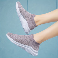 Women's Mesh Running Sports Shoes Comfortable Lightweight Non-slip Travel Shoes
