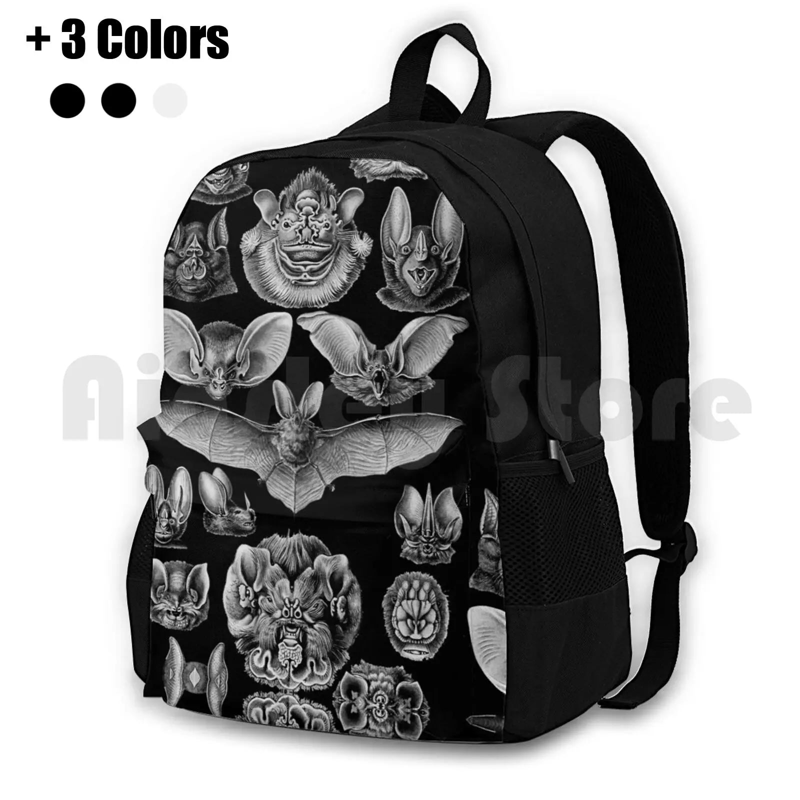 Vintage Bat Outdoor Hiking Backpack Climbing Bag