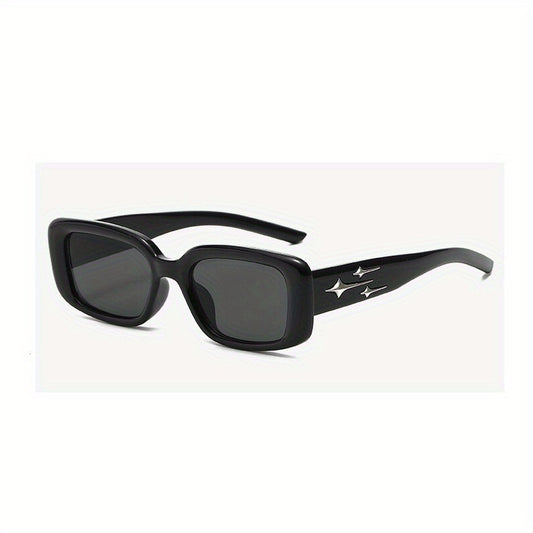 Men's Rectangle Sunglasses Oval Vintage Unisex Sun Shades