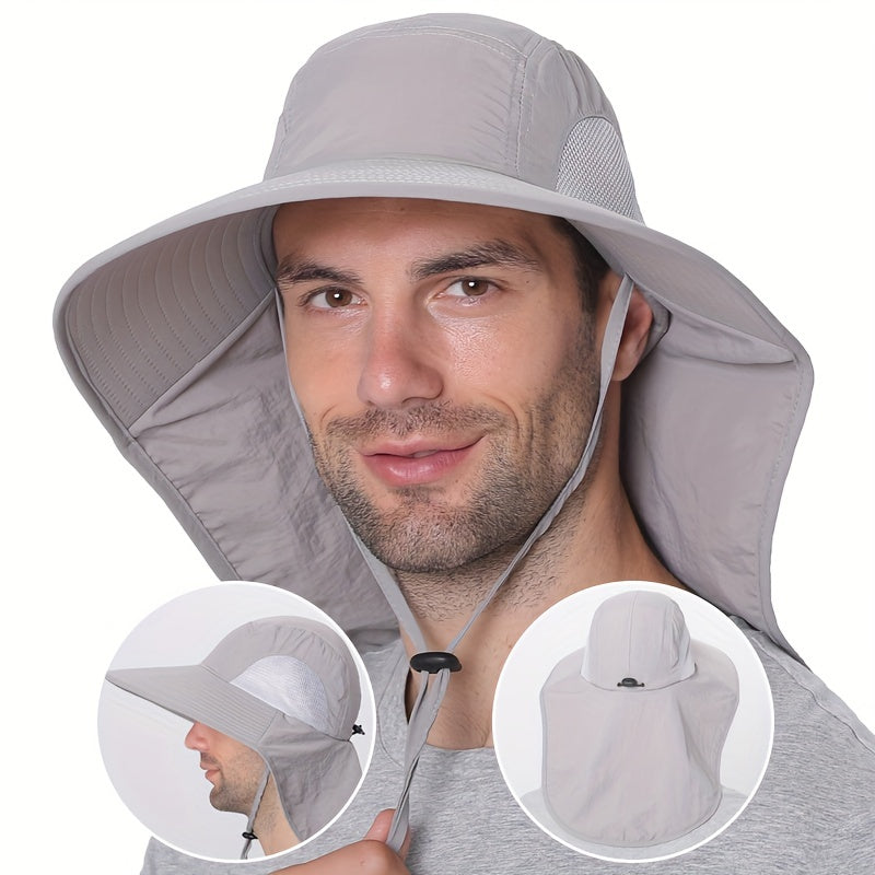 Outdoor Bucket Hat Men's Women's Summer Sunscreen UV Protection Fishing Hat