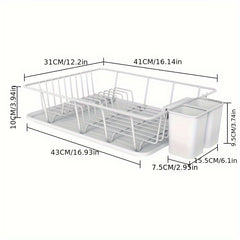 Kitchen Sink Countertop Drain Bowl Rack Dish Storage Rack