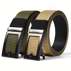 Men's Tactical Military Belt with Automatic Buckle