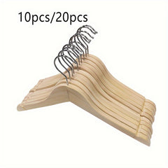 20pcs Adult Non-slip Household Hangers with Shoulder Corner Protection