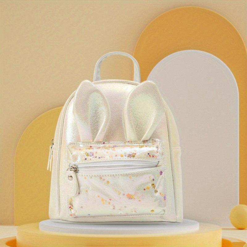 Kids' Rabbit Ear Backpack Waterproof Schoolbag