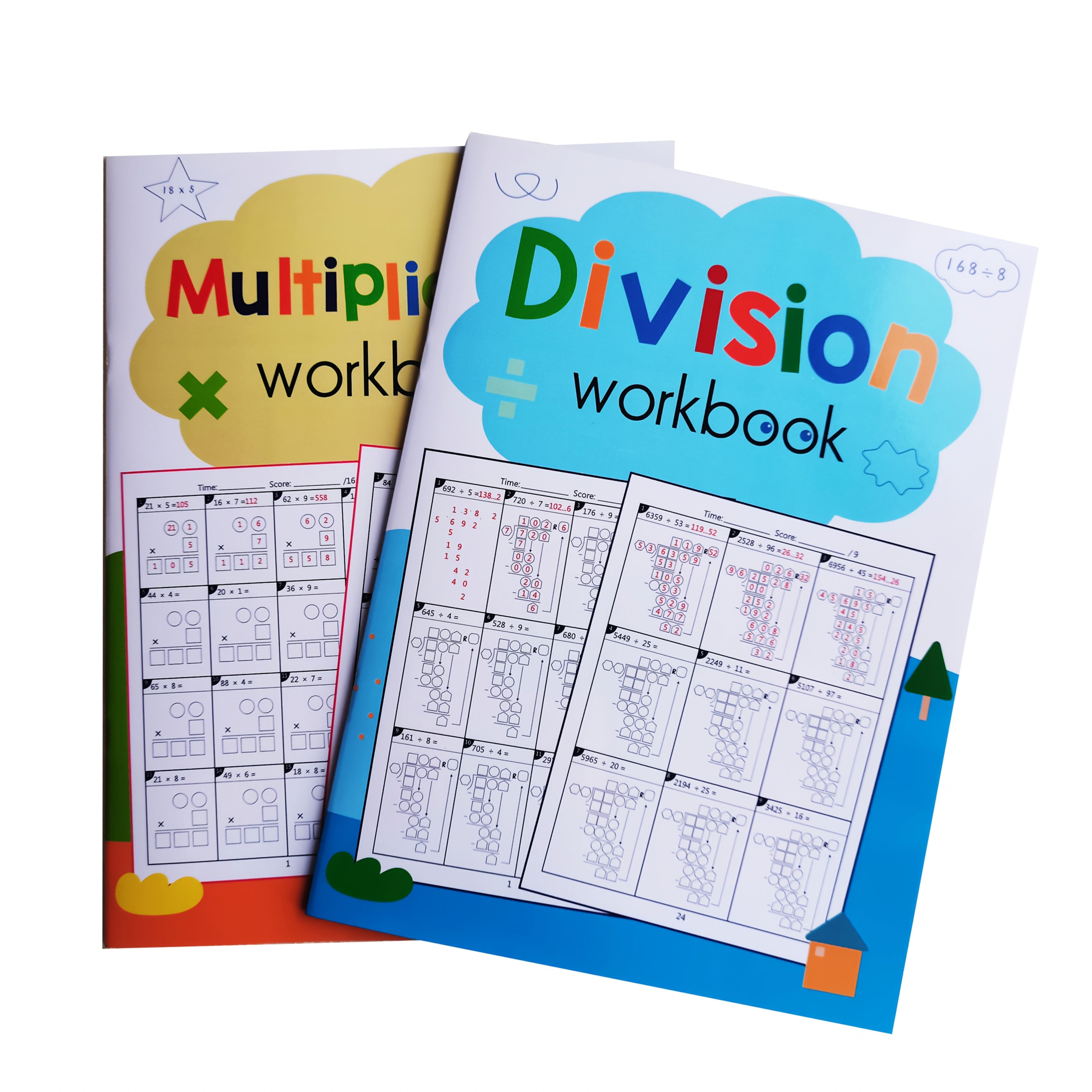 Multiplication & Division Workbook for Grades 3-5