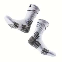 Veidoorn Basketball Socks Towel Bottom Compression Anti Slip Sweat Absorbing