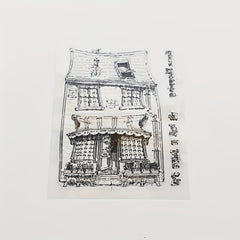 1pc House DIY Scrapbook Transparent Stamp