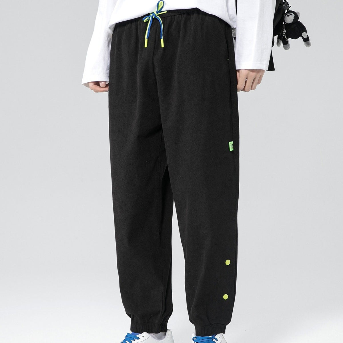 Men's Casual Drawstring Sweatpants for Spring/Autumn