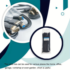 100pcs Self Locking Cable Tie With Binding Size Plastic And Binding Tape