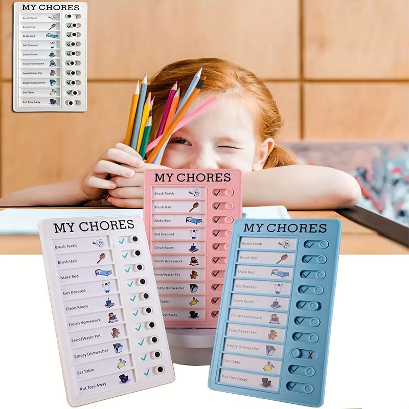 Portable DIY Sliding Routine Chart Daily Schedules & To Do Lists