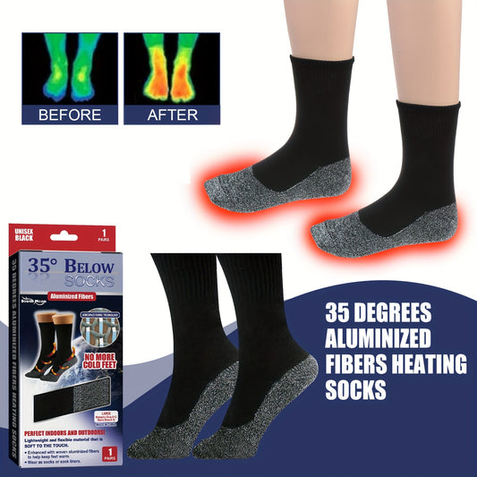 Fiber Heating Socks - Warm & Comfortable Cold Protection