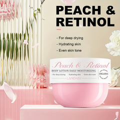 Peach Body Lotion with Retinol & Coconut Cream
