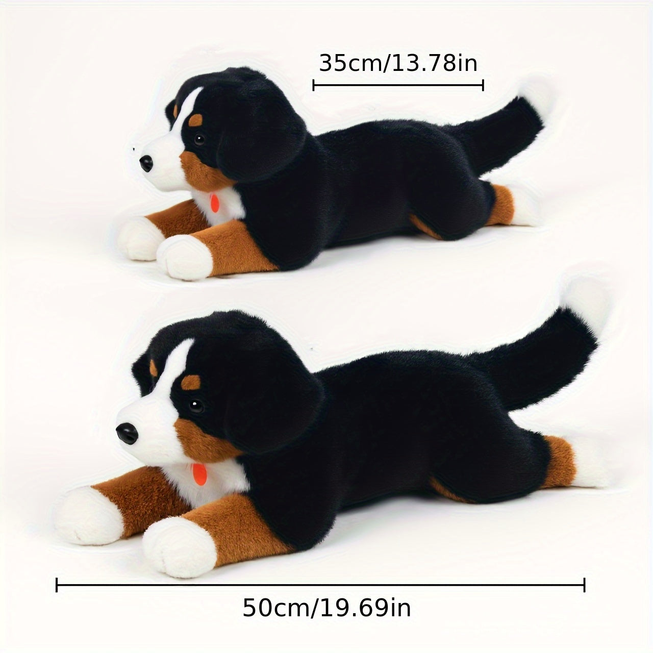 Bernese Mountain Dog Plush Toy Giant Stuffed Animal 19.6 Inch