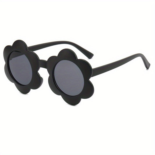 Retro Round Frame Sunglasses for Little Girls
