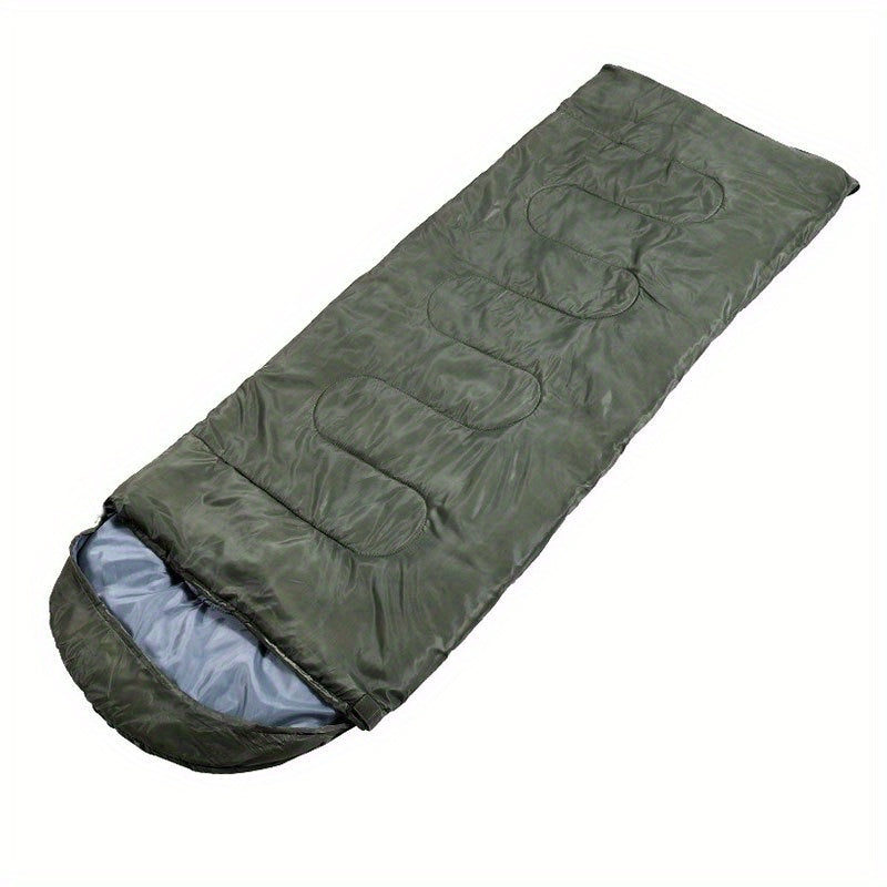 Thickened Camping Sleeping Bag with Hat for Outdoor Activities