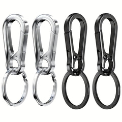 4pcs Metal Clip Buckle Keyring Keychain Hook for Outdoor Camping Hiking