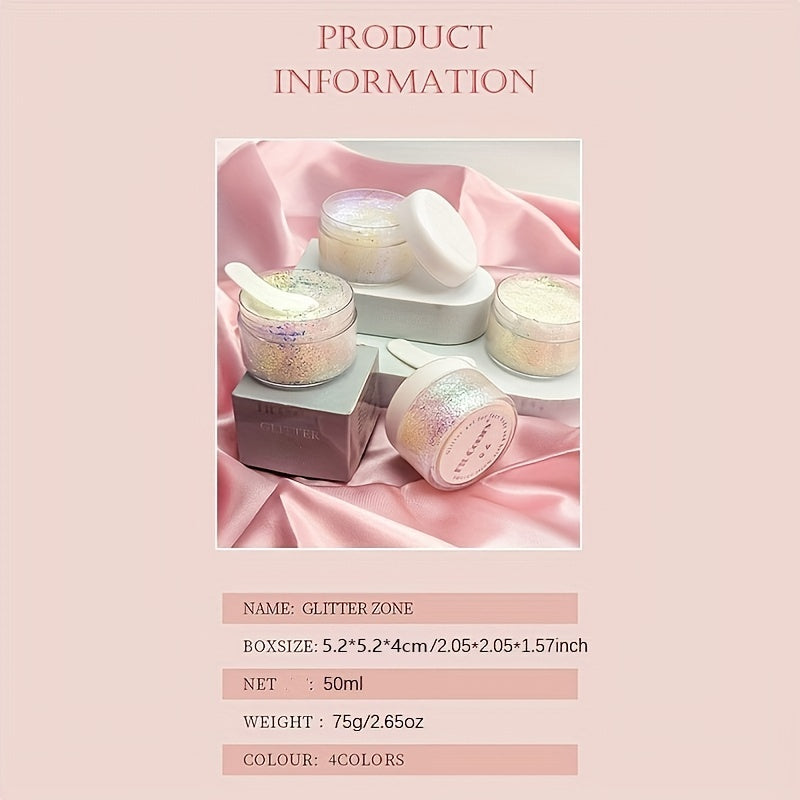 Starry Sky Gel Sequin Chameleon Highlighter Eyeshadow