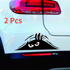 2pcs 3D Anime Elf Car Stickers Mirror Stickers Waterproof Car Accessorie