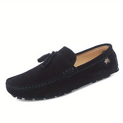 Women's Tassel Loafers Slip On Anti slip Shoes Casual Flat