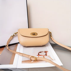 Women's Large Capacity Leather Handbag Vintage Style Shoulder Bag
