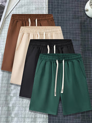 Men's Casual Elastic Waist Shorts