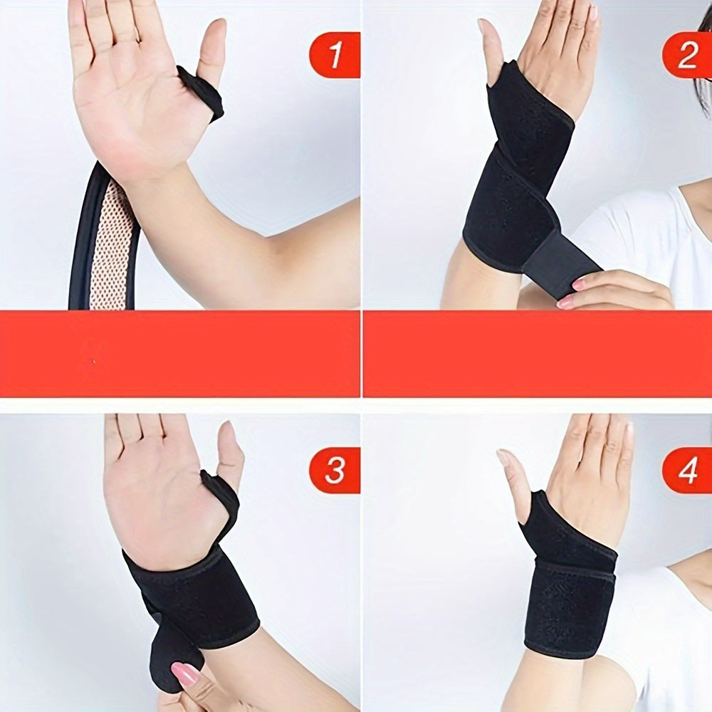 1pair Wrist Support Keep Warm Band Sports Wristband